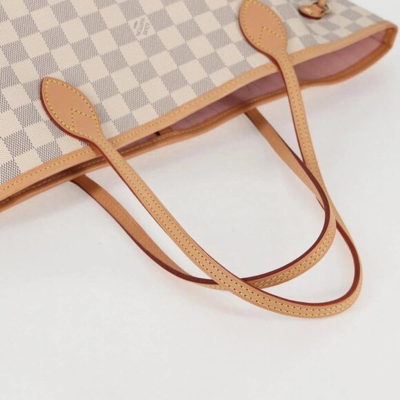 LOUIS VUITTON Damier Azur Neverfull MM Tote Bag N41605 LV Auth ac3855V - Picture 9 of 16